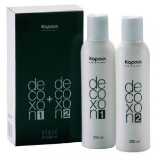 Kapous Professional Лосьон для коррекции косметического цвета Decoxon 2 Faze, 200 мл + 200 мл