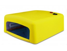 УФ лампа для ногтей 36 Ватт c таймером 120секунд (желтая)