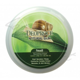 Крем с улиточным муцином Deoproce Natural Skin Snail Nourishing Cream