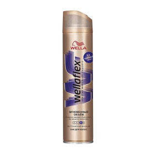  Wellaflex - Лак для волос Мгновенный объём супер сильная фиксация , 250 мл
