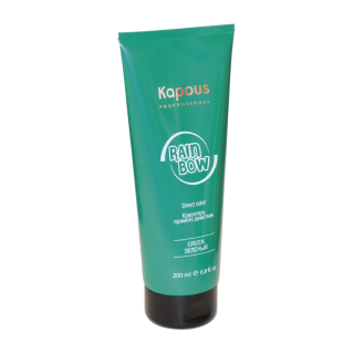 Kapous Краситель прямого действия для волос «Rainbow», Зеленый, 200 мл
